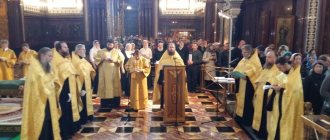 On October 4, 2018, a prayer service was held in front of a particle of the relics of St. Spyridon of Trimythous in the Cathedral Church of Christ the Savior. Unlike Eketinia, the prayer service is short. 