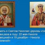 St. Nicholas Day in May 2022: history and signs