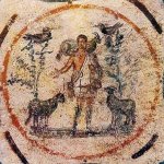 Good Shepherd. Catacombs of Saint Callixtus, Rome 