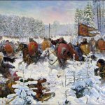 I.I. Belov. Battle of Bortenevskaya 1317 