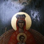 Myrrh-streaming icon of the Mother of God