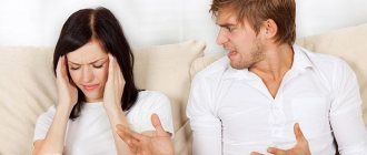 Quarrel between husband and wife