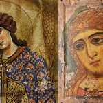Comparison of a Byzantine image with a Russian icon
