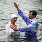 water, baptists, baptism, woman, man